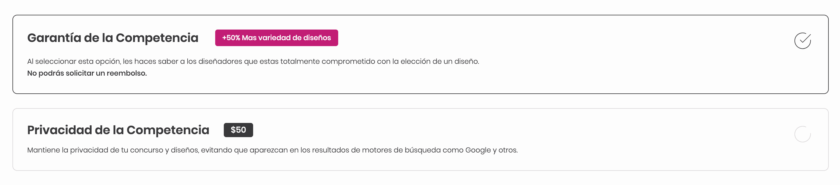 Ejecutando una competencia | Agregar Mejoras Garantizadas y de Privacidad