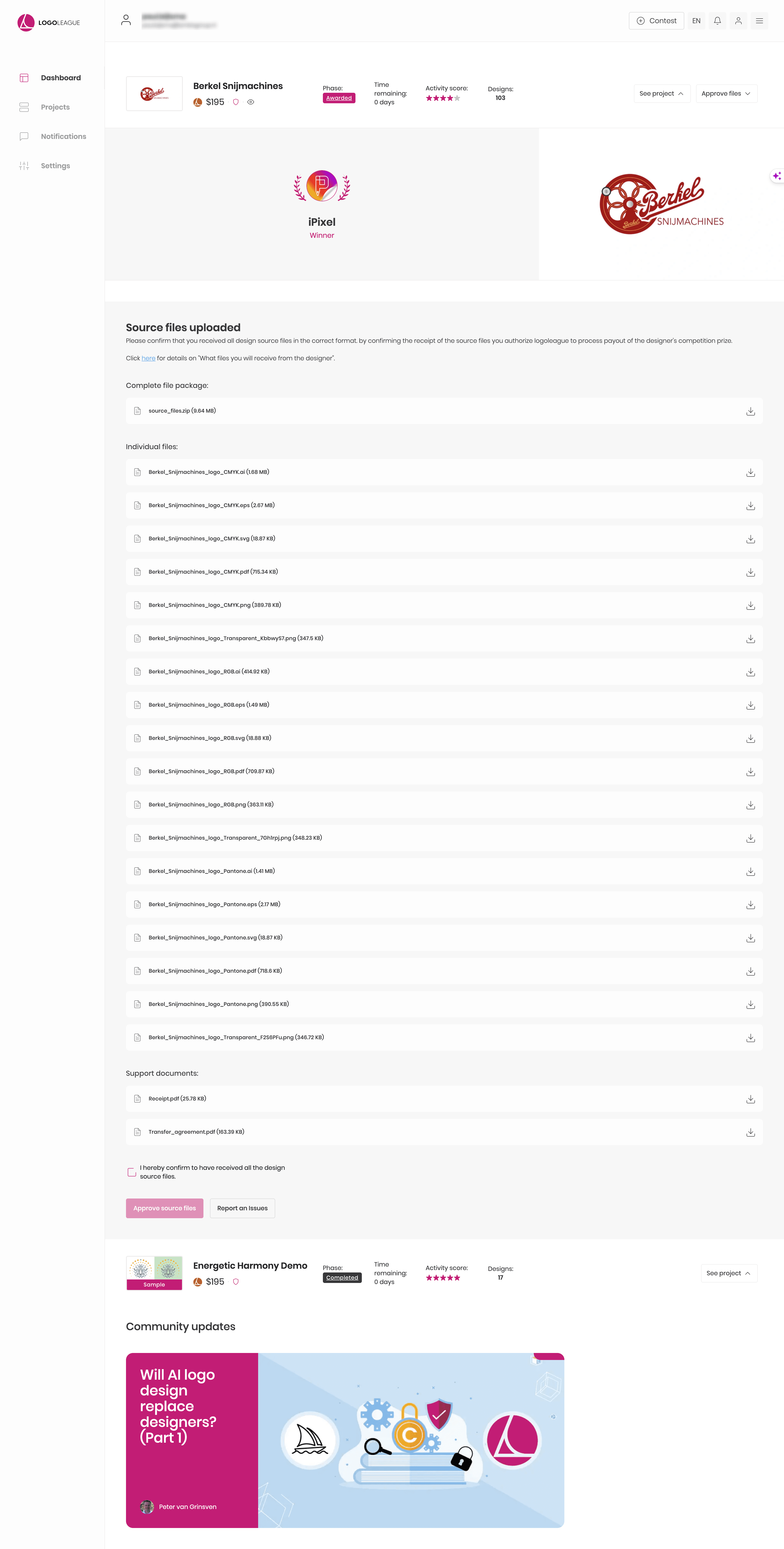 Source files