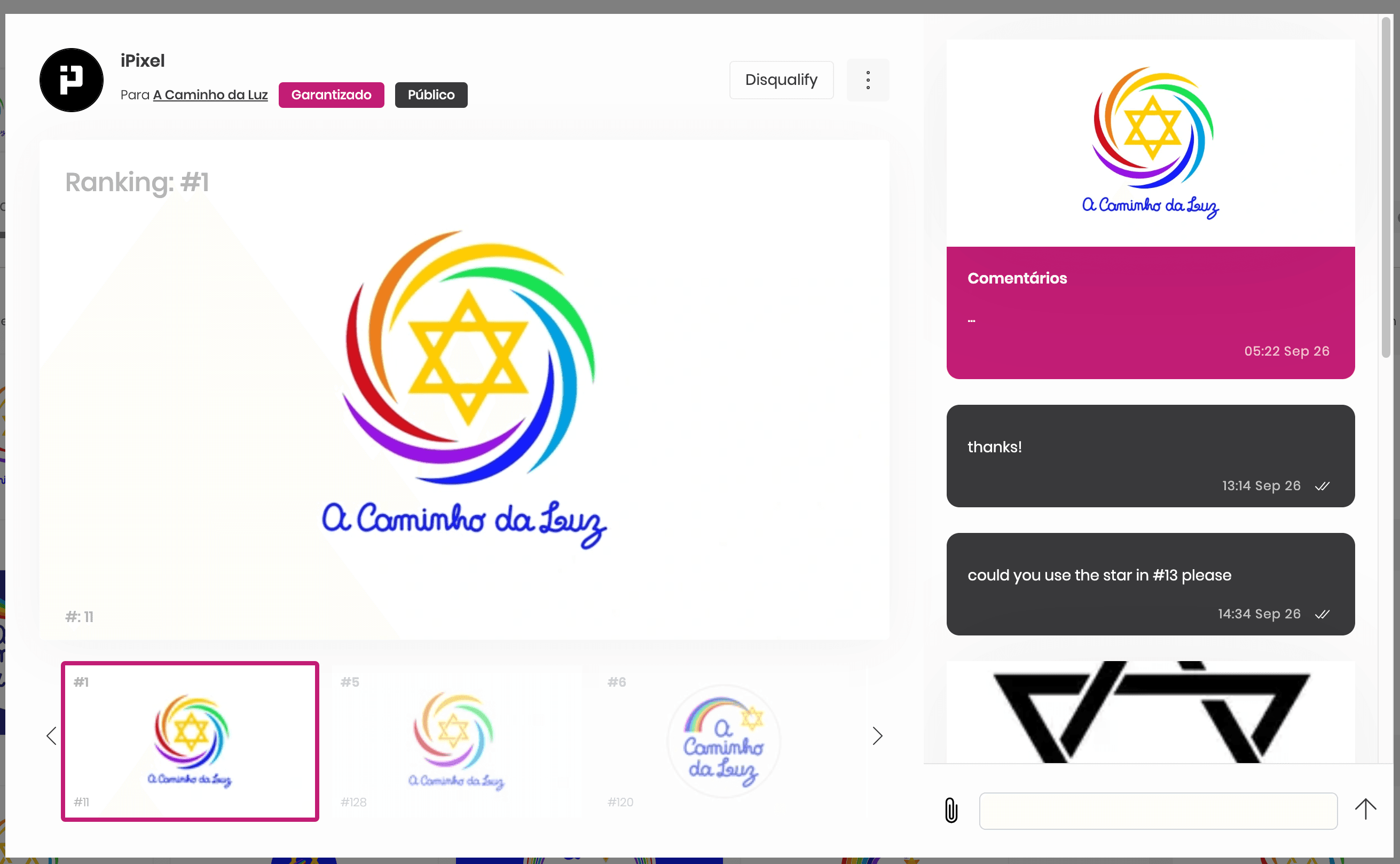 Ejecutando una competencia | Descalificar Modal